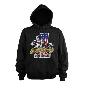 Evel Knievel No. 1 Hoodie Black Size Small (ARM129939)