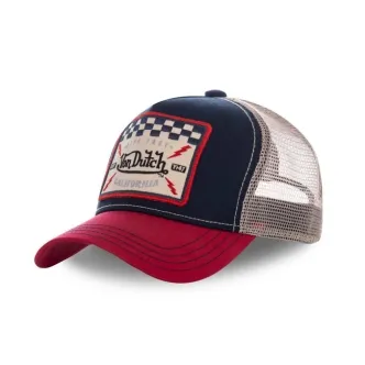 Von Dutch Square16 Trucker Cap Red/Navy (ARM160689)