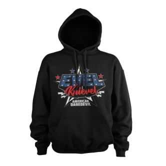 Evel Knievel American Daredevil Hoodie Black Size Large (ARM774049)