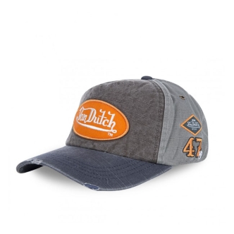 Von Dutch Jack Orange Logo Baseball Cap (ARM709175)