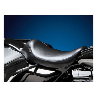 Le Pera Silhouette Solo Smooth Seat With Biker Gel For Harley Davidson 1994-1996 FLHR Road King Models (LG-857RK)