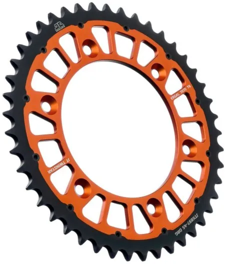 JT Sprockets Twinstar Steel/Aluminum Hybrid Sprocket (JTX897.45ORG)