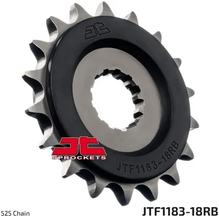 JT Sprockets Front Sprocket Rubber Cushioned (JTF1183.18RB)