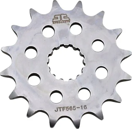 JT Sprockets JTF565.16 Front Replacement Sprocket 16 Teeth 520 Pitch Natural Steel (JTF565.16)