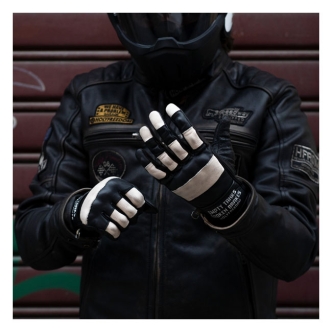 Holy Freedom Outlaw Ride Gloves Black/White Size 2XL (ARM043449)