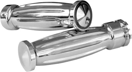 Accutronix Grips Handlebar Diamond 1 Chrome (GR100-IC)