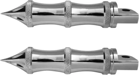 Accutronix Foot Pegs Tribal Folding Chrome (RP111-LC)