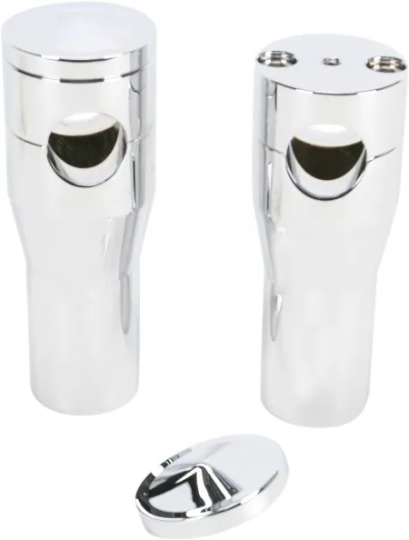 Accutronix 4 Inch Elite Custom Billet Aluminium Risers In Chrome For Harley Davidson 1988-2009 Softail Springer Models (HRS1354-C)
