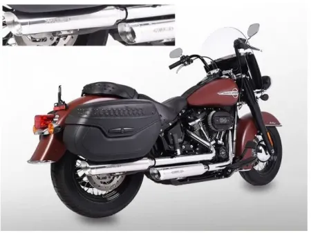 *2 Weeks Extra Transit TIME* Miller, Independence Slip-on MUFFLERS. Euro 4. Polished (HD-SD-107-X11.02)