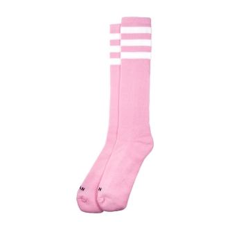 American Socks Knee High Bubblegum Triple White Striped (ARM939385)