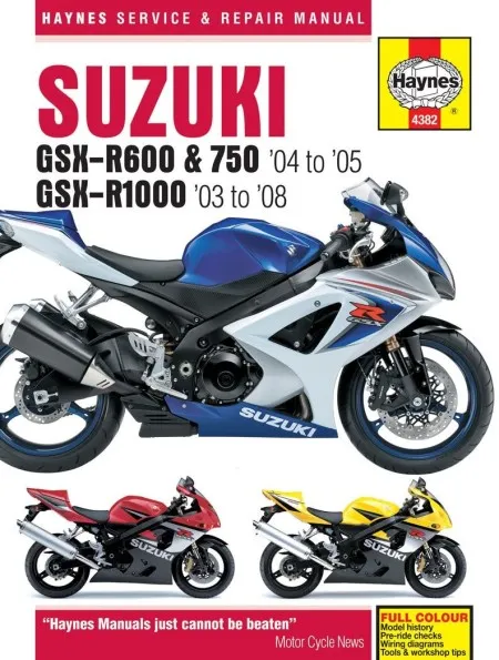 Haynes Suzuki GSX-R6/750(9781785213229)