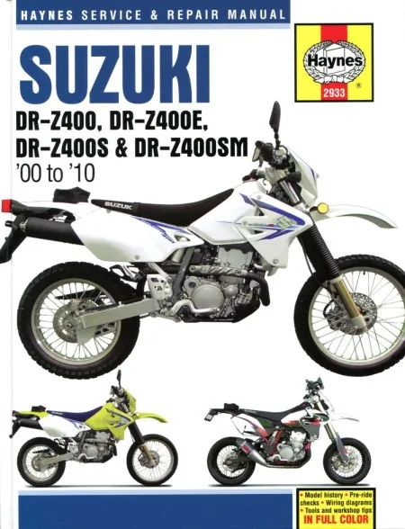 Haynes Suzuki DR-Z400 00-10 (9781620922804)