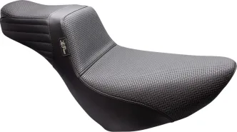 Le Pera TailWhip Daddy Long Legs Basket Weave Seat For Harley Davidson 2018-2024 FXLR Low Rider & FLSB Sport Glide Models (LYR-580DLBW)