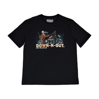Down-n-out Safety Second T-shirt Black (ARM015939)