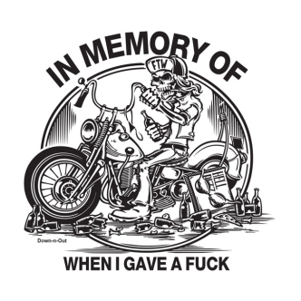 Down-n-out In Memory Sticker (ARM675939)