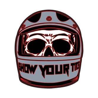 Down-n-out Show Your Helmet Sticker (ARM975939)