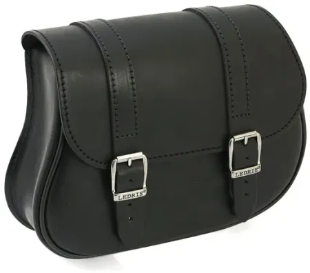 Ledrie, Leather Swing Arm Bag, 5 LITER. Black (HLZAD2-2007)