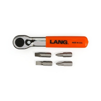 Lang Tools, Mini Ratcheting Bit WRENCH. Fine Tooth (ARM226615)