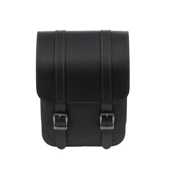 Ledrie, Full Leather Swing Arm Bag Left, 10 LITER. Black (ARM623329)