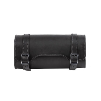Ledrie, 'SQUARE' Leather Tool BAG. BLACK. 3 Liter (ARM723329)