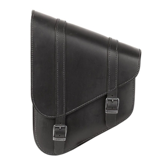 Ledrie, Full Leather Swingarm Bag Left, 6.5 LITER. Black (ARM933329)