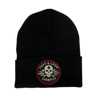 Lucky 13 Fast And Loud Beanie Black (ARM464449)