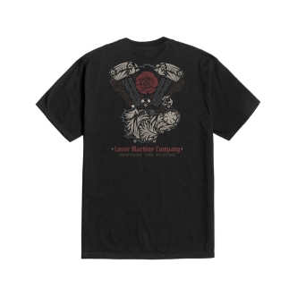 Loser Machine Rosebud T-shirt Black (ARM603579)