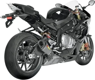 Akrapovic Titanium Slip-On Muffler With Carbon End Cap With EC/ECE Type Approval For BMW 2014-2016 S 1000 R & 2010-2014 S 1000 RR Models (S-B10SO1-HASZ)
