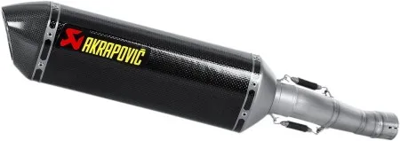 Akrapovic Carbon Fiber Slip-On Muffler With Carbon Fiber End Caps With EC/ECE Type Approval For Suzuki 2008-2010 GSX-R 600 & 2008-2010 GSX-R 750 Models (S-S6SO6-HZC)