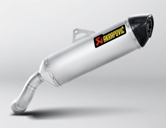 Akrapovic Titanium Slip-On Muffler With Carbon End Cap With EC/ECE Type Approval For BMW 2010-2012 R 1200 GS & 2010-2013 R 1200 GS Adventure Models (S-B12SO9-HRT)