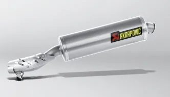 Akrapovic Titanium Slip-On Muffler With EC/ECE Type Approval For BMW 2004-2009 R 1200 GS Models (S-B12SO2-HLTT)
