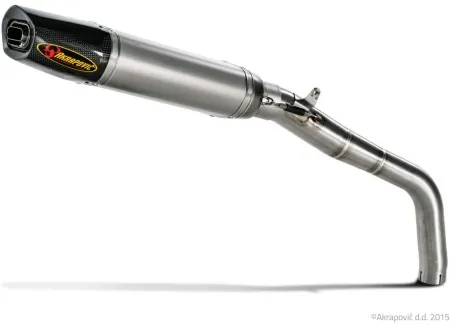 Akrapovic Titanium Slip-On Muffler With Carbon End Cap With EC/ECE Type Approval For Honda 2007-2008 CBR 600 RR Models (S-H6SO11-HACT)