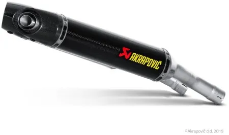 Akrapovic Carbon Fiber Slip-On Mufflers With Carbon Fiber End Cap With EC/ECE Type Approval For Yamaha 2007-2008 YZF-R1 1000 Models (S-Y10SO8-HDTC)
