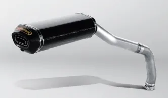Akrapovic Carbon Fiber Slip-On Muffler With Carbon Fiber End Cap With EC/ECE Type Approval For Honda 2006-2007 CBR 1000 RR Models (S-H10SO5T-HWC)