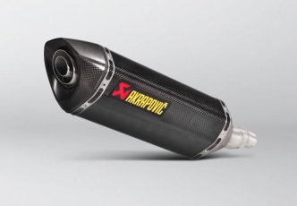 Akrapovic Carbon Fiber Slip-On Muffler With Carbon Fiber End Cap With EC/ECE Type Approval For Honda 2012-2020 NC 700/750 S & 700/750 X Models (S-H7SO2-HRC)