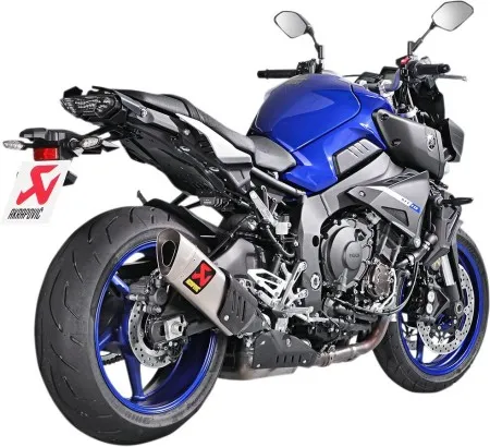 Akrapovic Titanium Slip-On Muffler With EC/ECE Type Approval For Yamaha 2016-2021 MT-10 Models (S-Y10SO15-HAPT)