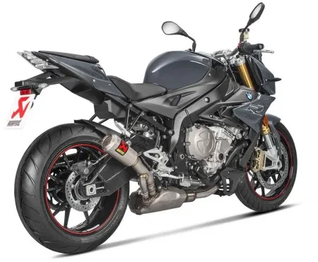 Akrapovic Titanium Slip-On Muffler For BMW 2017-2020 S 1000 R Models (S-B10SO9-CUBT)
