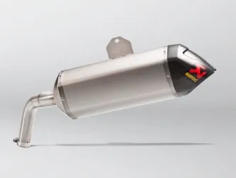 Akrapovic Titanium Slip-On Muffler With EC/ECE Type Approval For Yamaha 2010-2020 XT 1200 Z Super Tenere Models (S-Y12SO2-HAAT)