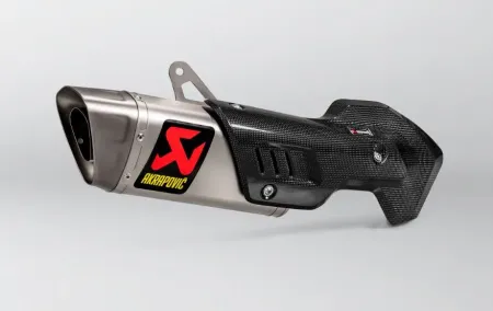 Akrapovic Titanium Slip-On Muffler With EC/ECE Type Approval For Ducati 2015-2017 Multistrada 1200 & 2018-2020 Multistrada 1260 Models (S-D12SO9-HAPT)