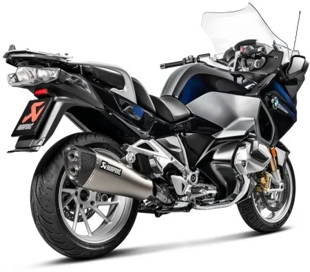 Akrapovic Titanium Slip-On Muffler With Carbon End Cap With EC/ECE Type Approval For BMW 2019-2024 R 1250 RT Models (S-B12SO21-HALAGT)