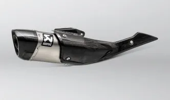 Akrapovic Titanium Slip-On Muffler With Carbon End Cap With EC/ECE Type Approval For Suzuki 2015-2020 GSX-S 1000 & GSX-S 950 Models (S-S10SO15-HAPT/1)