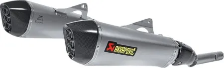 Akrapovic Titanium Slip-On Mufflers With Carbon End Cap With EC/ECE Type Approval For BMW 2011-2024 (S-B16SO4-HZAAT)