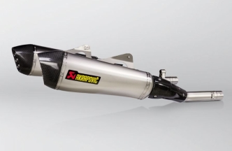 Akrapovic Titanium Slip-On Mufflers With Carbon End Cap With EC/ECE Type Approval For BMW 2011-2024 (S-B16SO4-HZAAT)