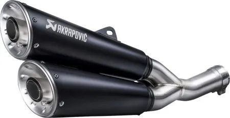 Akrapovic Stainless Steel Slip-On Muffler In Black For Ducati 2021-2023 Scrambler 803 Models (S-D8SO6-ISSSBL)