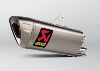 Akrapovic Titanium Slip-On Muffler With EC/ECE Type Approval For Triumph 2021-2024 Speed Triple 1200 Models (S-T12SO5-HAPXLT)