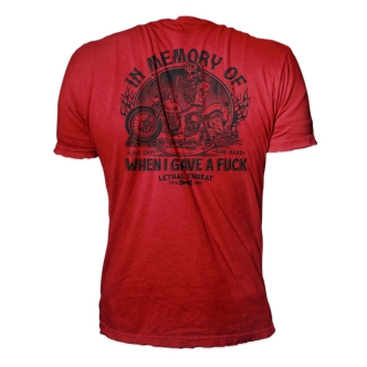 Lethal Threat In Memory T-shirt Red/black (ARM254499)