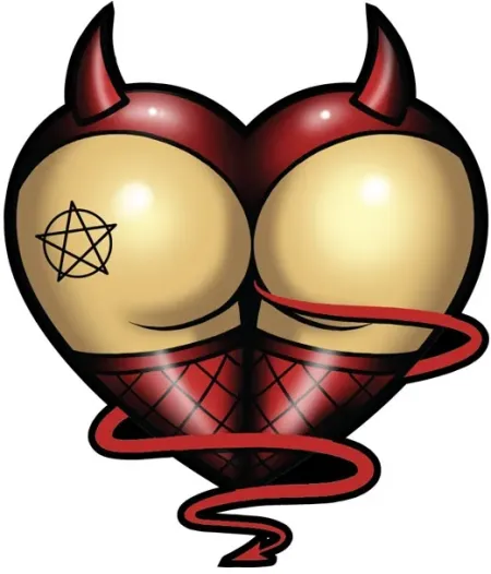 Lethal Threat Devil Ass Sticker (RC00295)