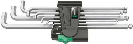 Wera Hex Key Set Short Chrome - Metric (05073594001)