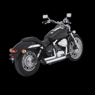Vance & Hines Shortshots Staggered Exhaust System With PCX Technology In Chrome For Honda 2010-2024 Shadow Aero & Phantom Models (18319)