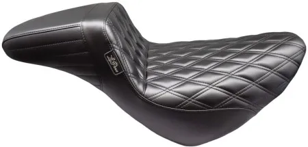 Le Pera Kickflip Double Diamond Stitched Daddy Long Legs Seat For Harley Davidson 2018-2025 FXLR Low Rider & FLSB Sport Glide Softail Models (LYR-590DLDM)
